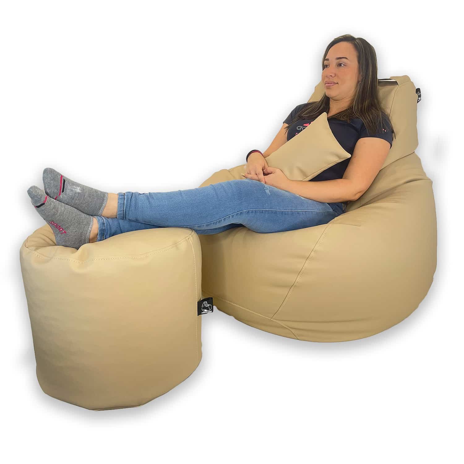 Puff Sillon Jumbo Pack Mundo Puff Peru -Confort y estilo en multipostura - Imagen 2