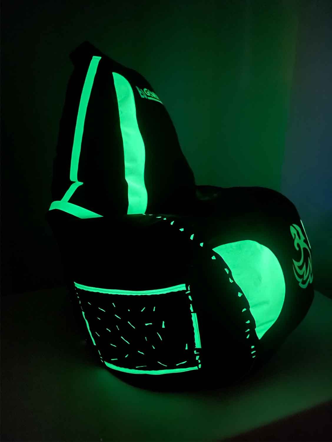 Puff Grande EUGAMER luminoso - Confort y estilo gamer en la oscuridad - Imagen 3