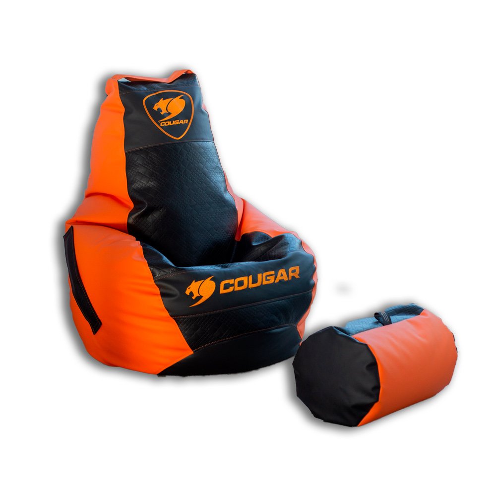 Puff gamer cougar con talonera y cojin